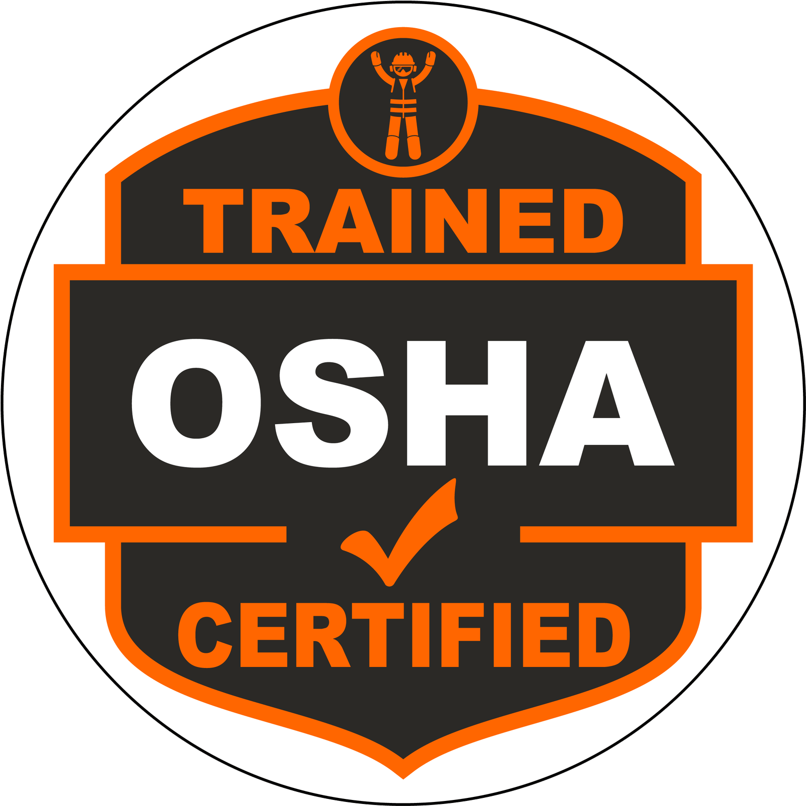 HVAC Osha 30 Certified Award Badge